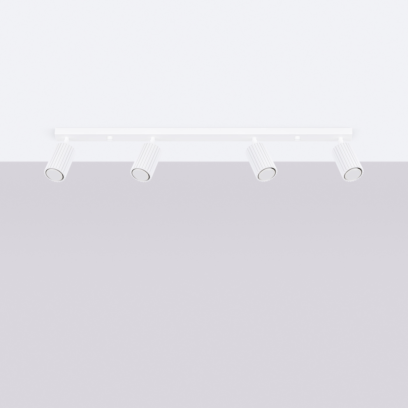 Plafondlamp KARBON 4L wit