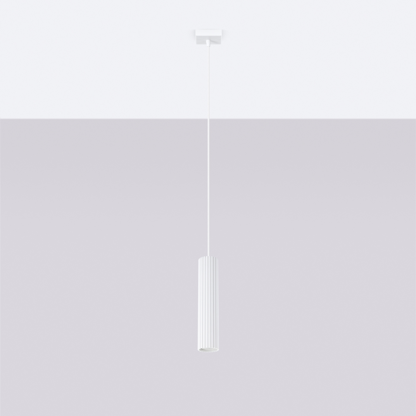 Hanglamp KARBON 1 wit