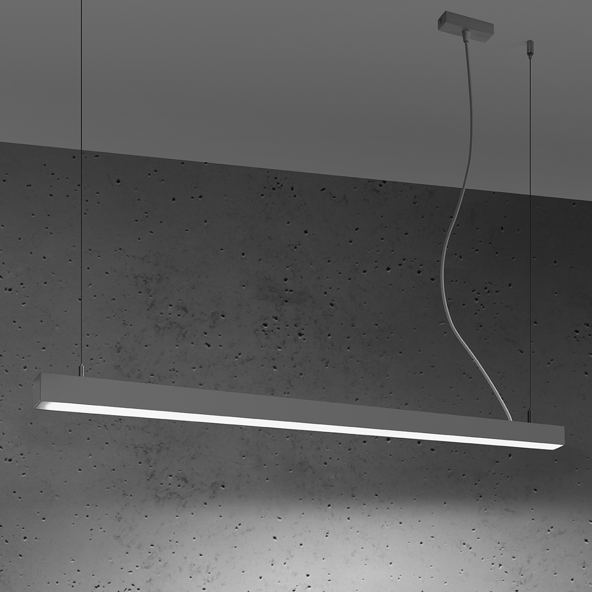 Hanglamp PINNE 118 grijs