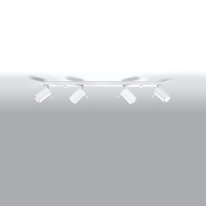 Plafondlamp RING 4L wit