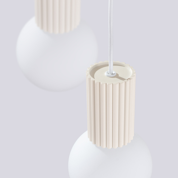 Hanglamp HALO 3P beige