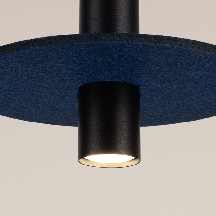Hanglamp PELTA 1 zwart/navy