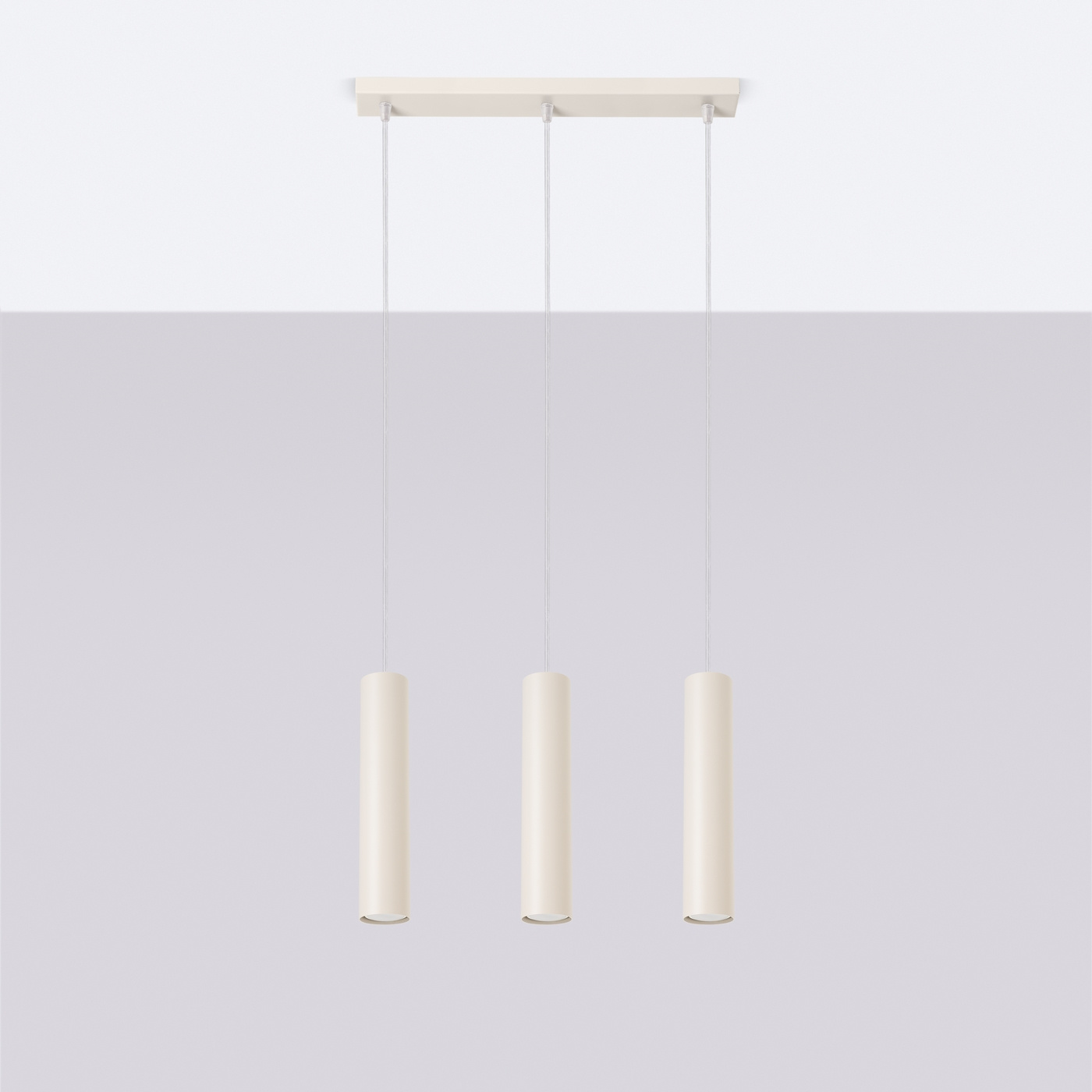 Hanglamp LAGOS 3L beige