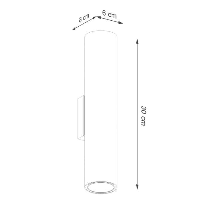 Wandlamp LAGOS 2 olijfgroen