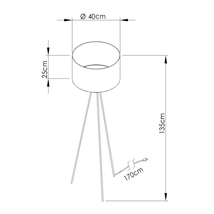 Staande lamp NEVIA marine