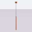 Hanglamp PASTELO 1 rood oker
