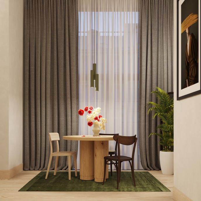 Hanglamp LAGOS 1 olijfgroen