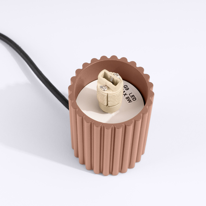 Tafellamp HALO mokka