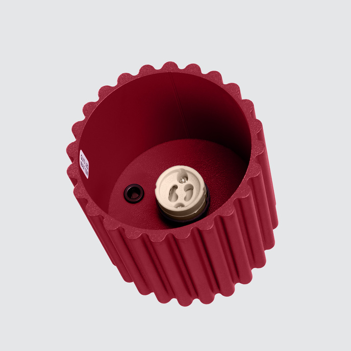 Plafondlamp AURA 1 bordeaux GU10