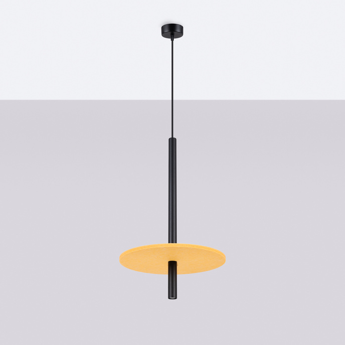 Hanglamp FELTRO 1 zwart/geel