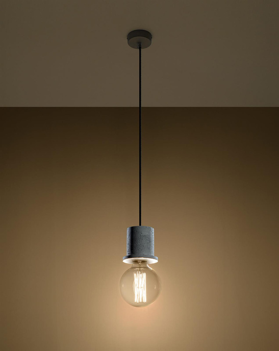 Kroonluchter LEMMI 6 zwart