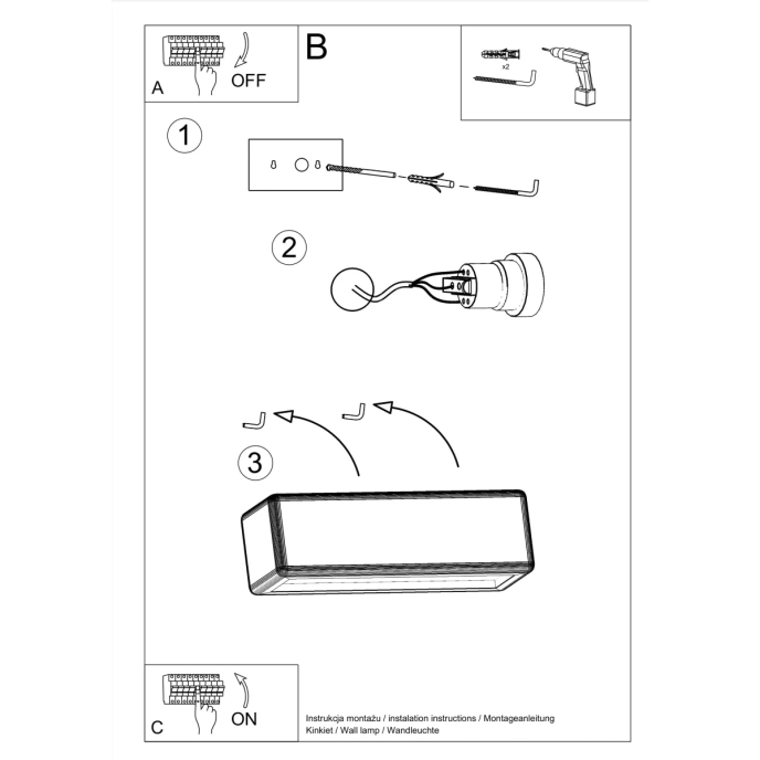 Wandlamp keramiek SUBANI