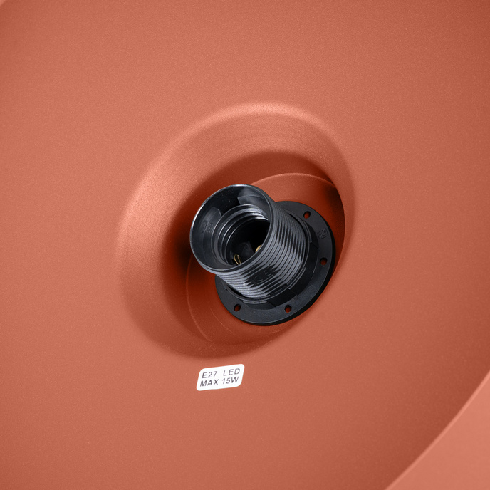 Hanglamp BILO rood oker