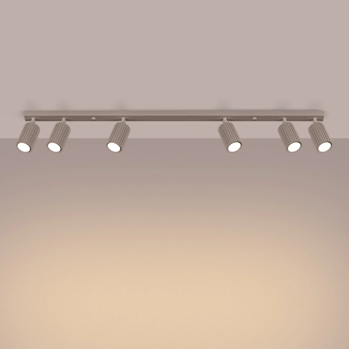 Plafondlamp KARBON 4 taupe