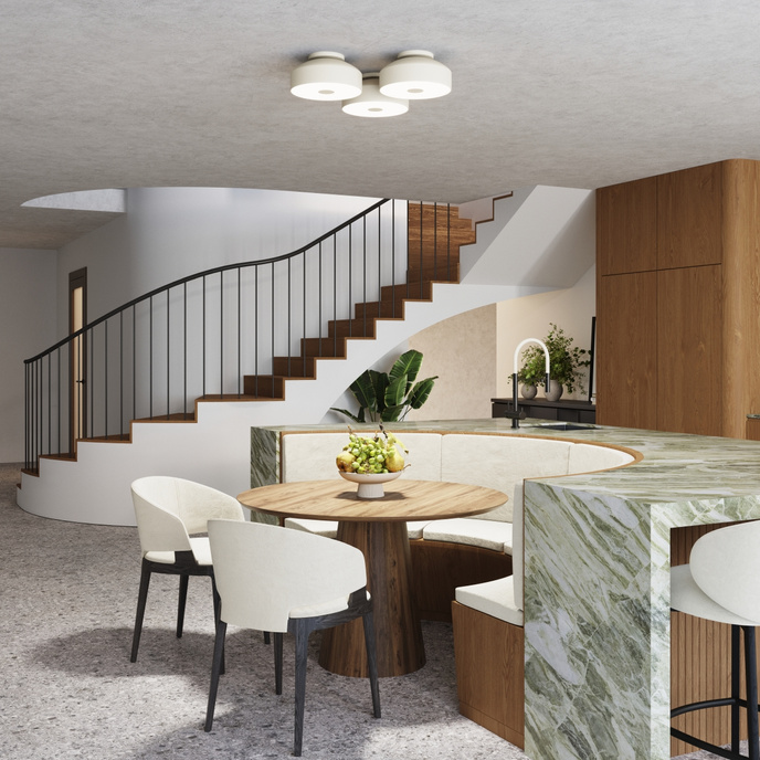 Plafondlamp OMIQ beige