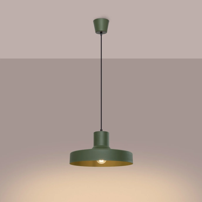 Hanglamp BILO olijfgroen