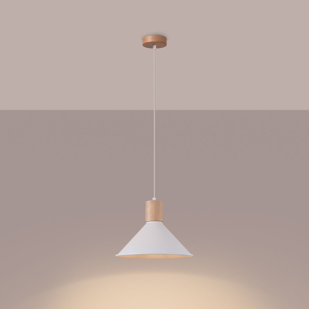 Hanglamp JAGA wit