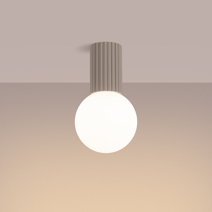 Plafondlamp HALO taupe IP44