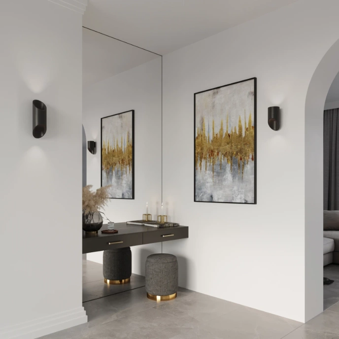 Wandlamp PENNE 30 zwart