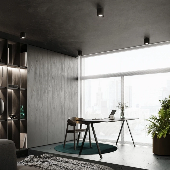 Plafondlamp MIKA zwart