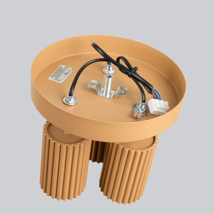 Plafondlamp KARBON 3P goud