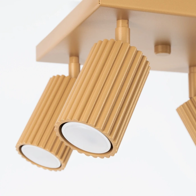 Plafondlamp KARBON 4 goud