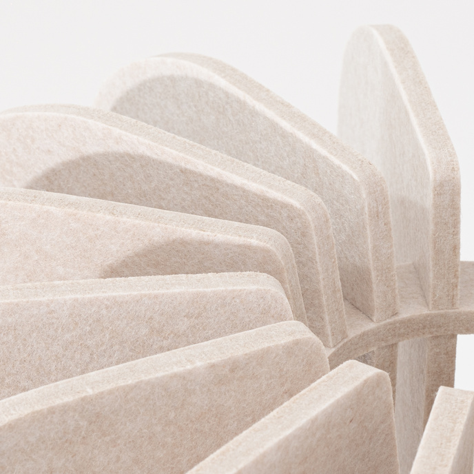 Staande lamp MULA 45 beige