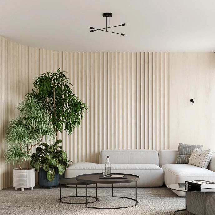 Kroonluchter NORAH 3 zwart