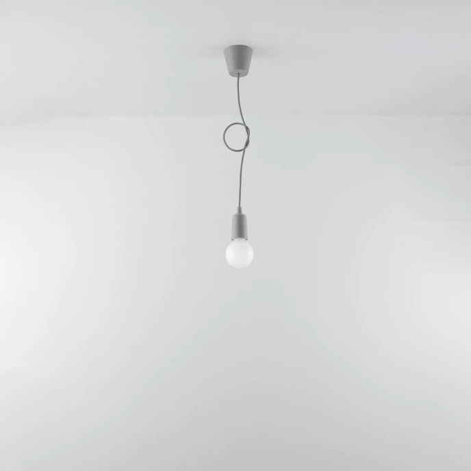 Hanglamp DIEGO 1 grijs