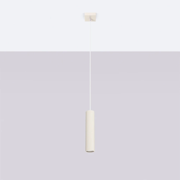 Hanglamp KARBON 1 beige