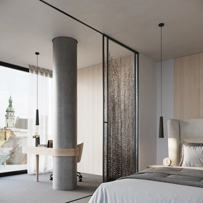 Hanglamp ELECTRA zwart beton