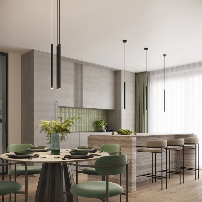 Hanglamp ARCHE 3P zwart