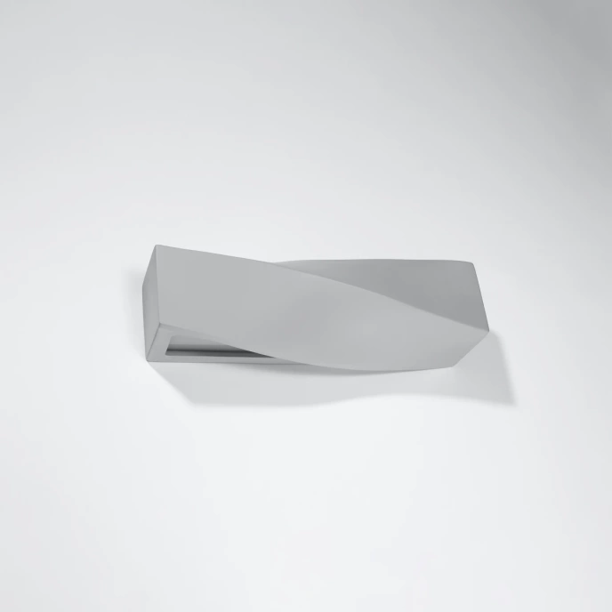 Wandlamp keramiek SIGMA grijs