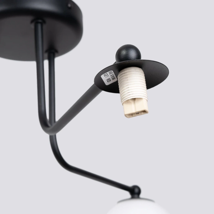 Kroonluchter ASTRAL 3 zwart