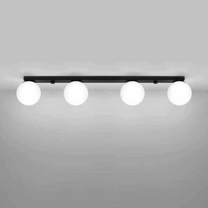 Plafondlamp YOLI 4 zwart