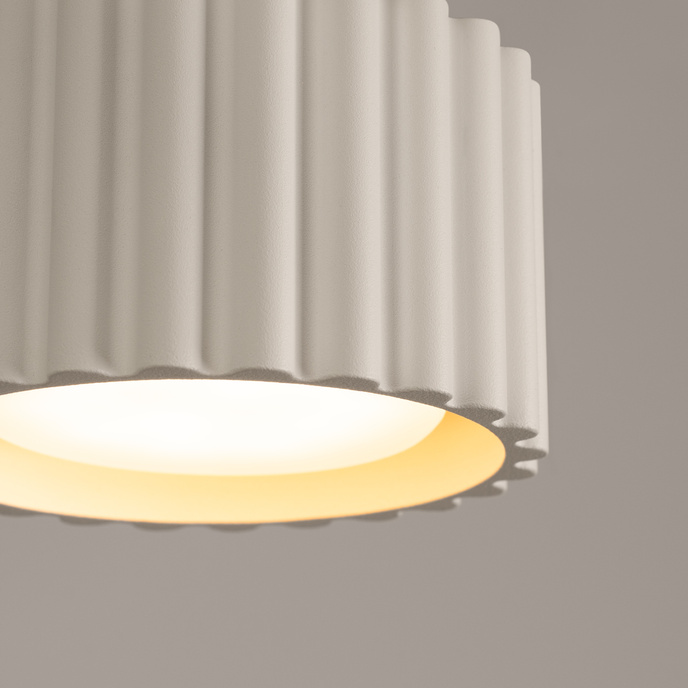 Plafondlamp AURA 1 beige Gx53