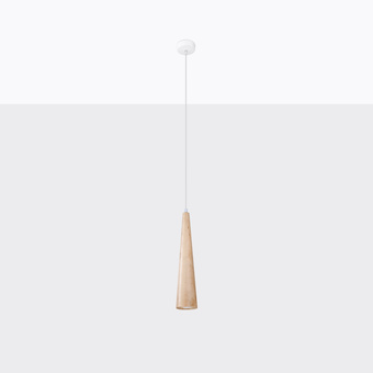 Hanglamp SULA 1 naturel hout