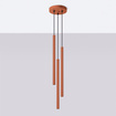 Hanglamp PASTELO 3P rood oker