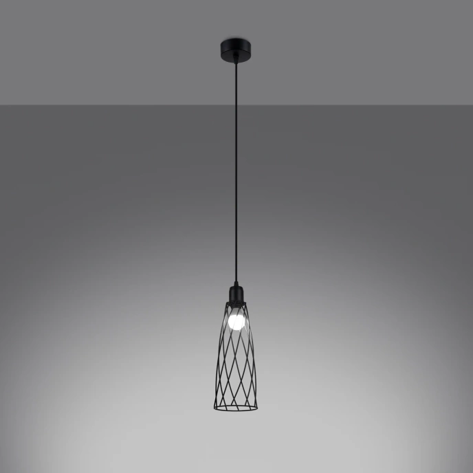 Hanglamp SUBA 1 zwart