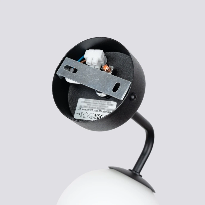 Wandlamp ASTRAL 1 zwart