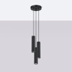 Hanglamp KARBON 3P zwart