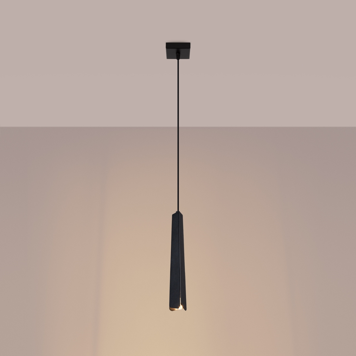 Hanglamp PRYSM 1 zwart