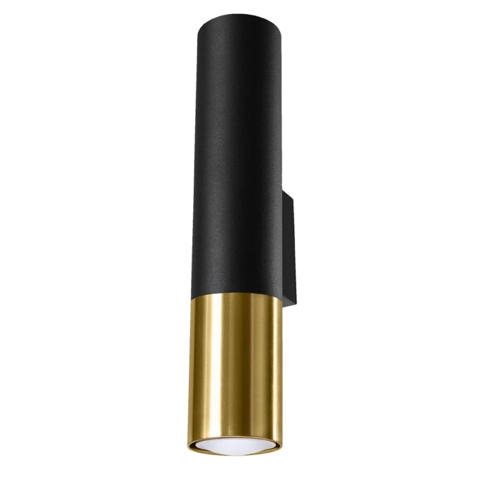 Wandlamp LOOPEZ zwart/goud