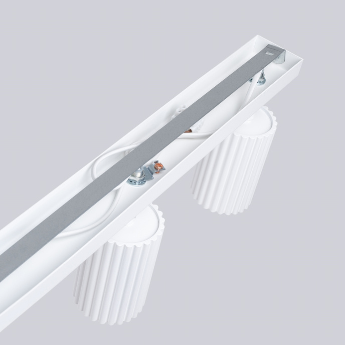 Plafondlamp KARBON 4L wit