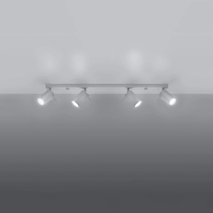 Plafondlamp RING 4L wit