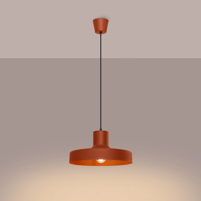 Hanglamp BILO rood oker