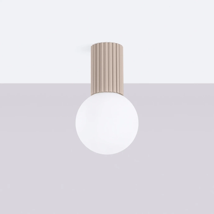 Plafondlamp HALO taupe IP44