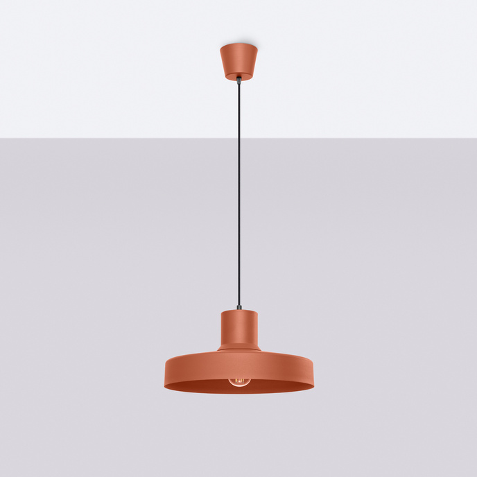 Hanglamp BILO rood oker