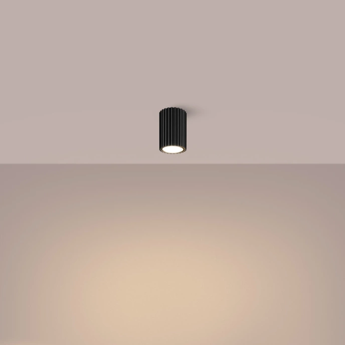 Plafondlamp KARBON 10 zwart