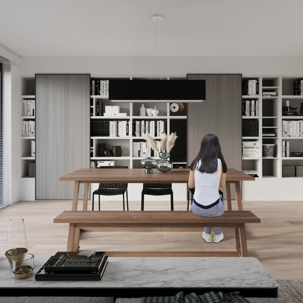 Kroonluchter SANTA BIS 80 zwart